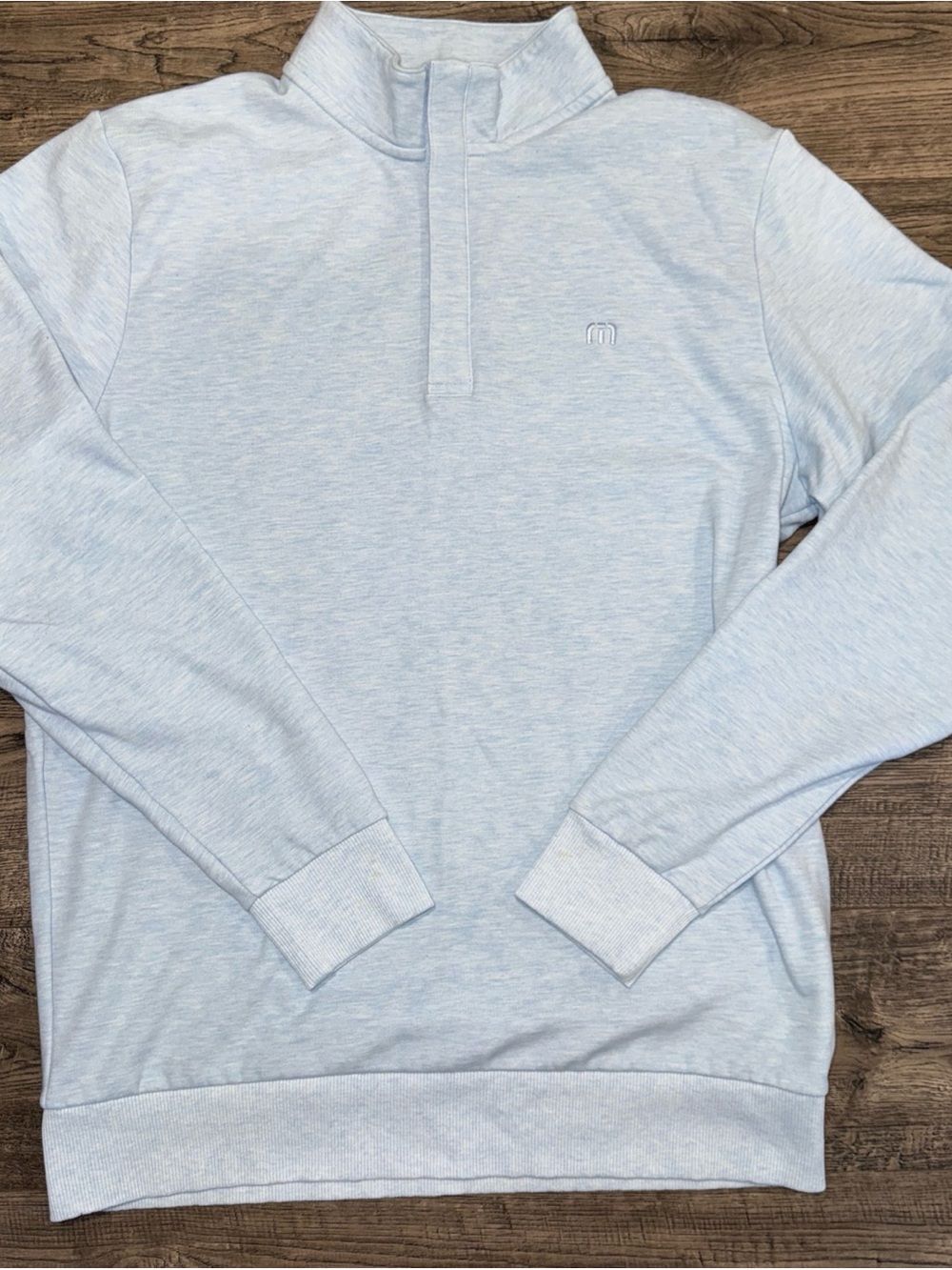 Travis Mathew Cloud 2.0 Quarter Zip Pullover Men's M Performance Golf Sweater - Picture 2 of 9
